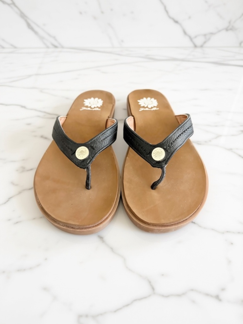 Yellow Box Flip Flops - Picture 4 of 10